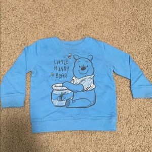Toddler Winnie the Pooh crewneck sweatshirt.